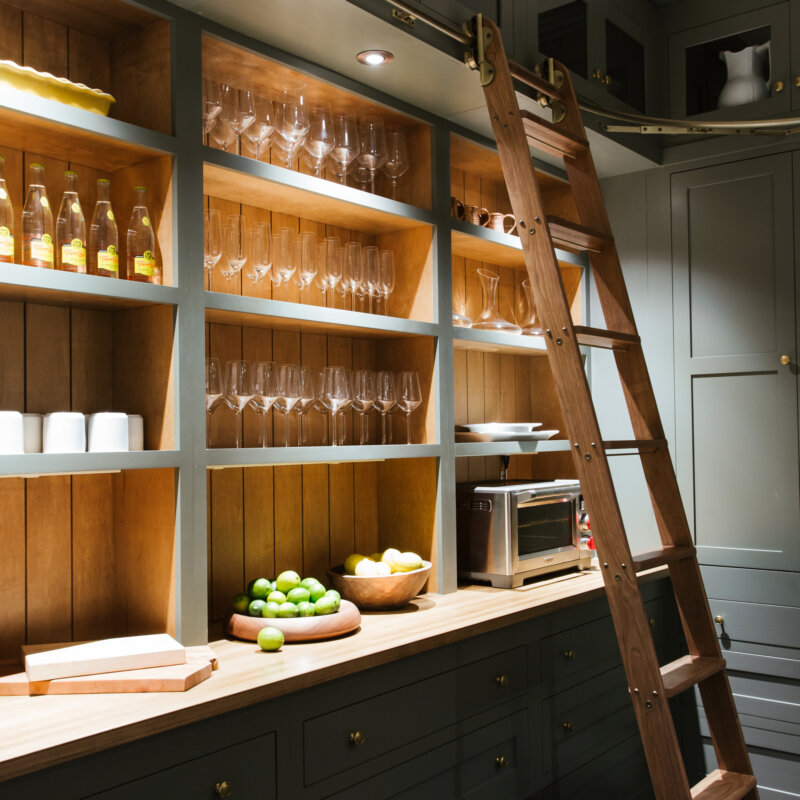Butlers pantry from Harry Young Design's Clairmont project.