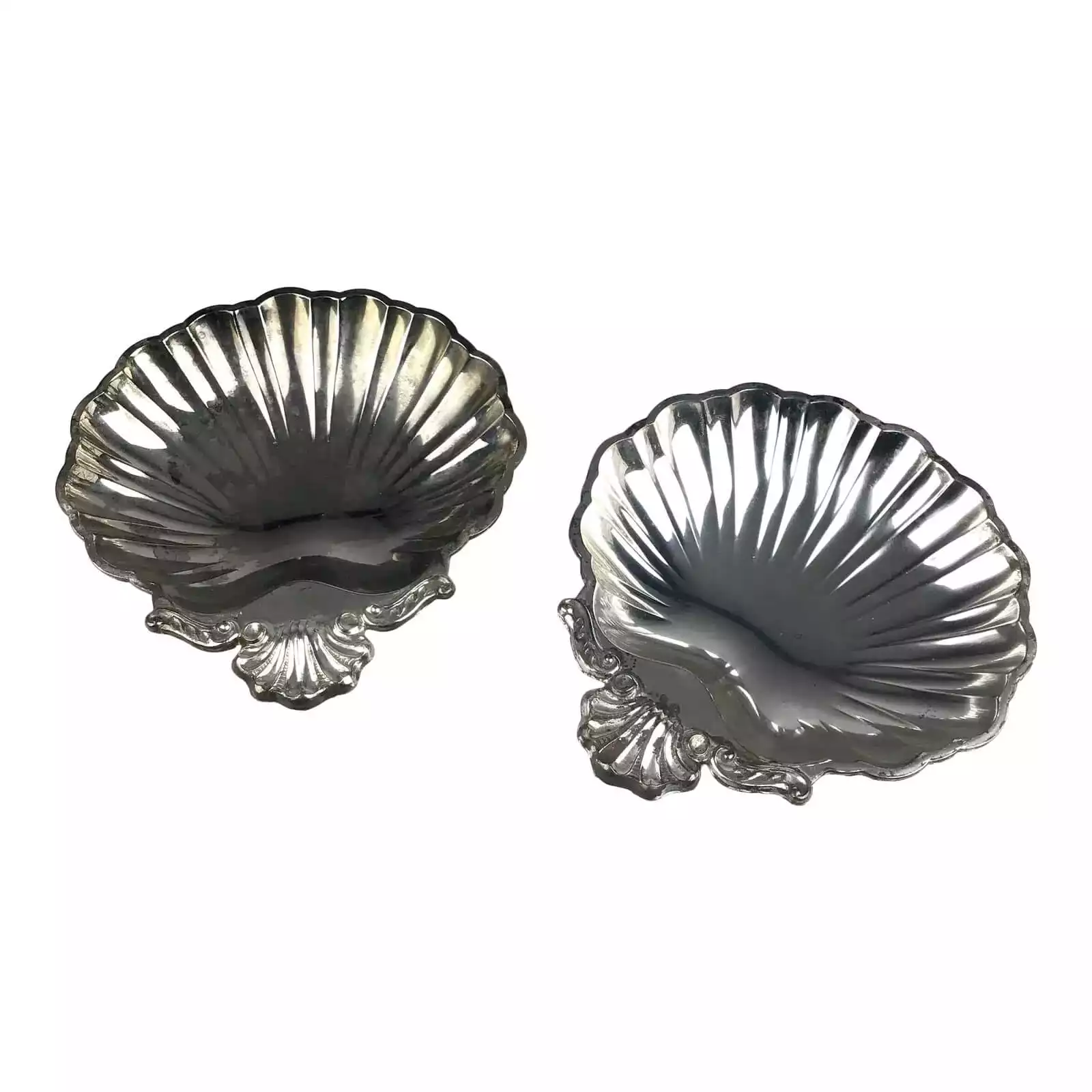 Vintage Scallop Trinket Dishes | Chairish