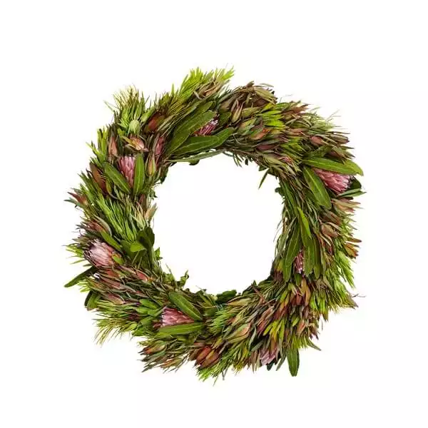 Organic Queen Protea Wreath | Flamingo Estate